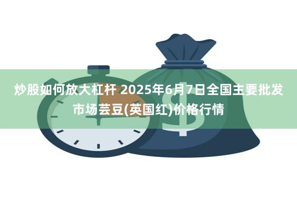 炒股如何放大杠杆 2025年6月7日全国主要批发市场芸豆(英国红)价格行情