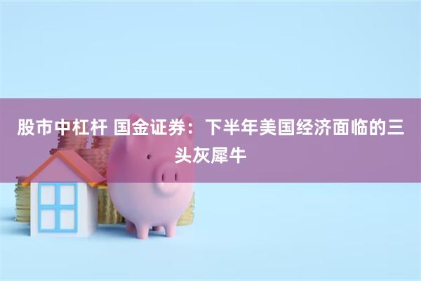 股市中杠杆 国金证券：下半年美国经济面临的三头灰犀牛
