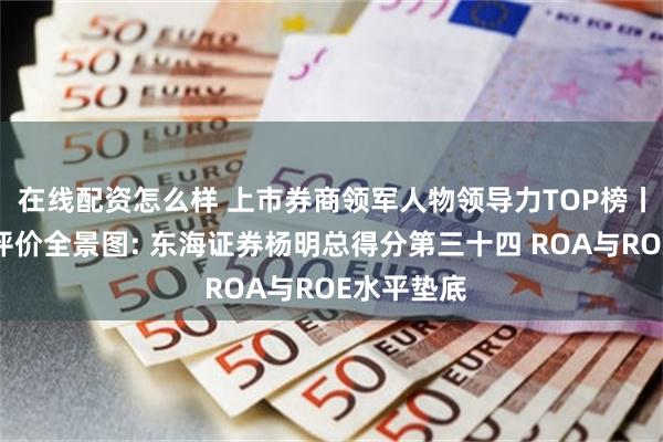 在线配资怎么样 上市券商领军人物领导力TOP榜丨行业数据评价全景图: 东海证券杨明总得分第三十四 ROA与ROE水平垫底